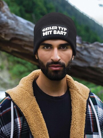 Youth Designz Mütze 'Geiler Typ mit Bart'‌‌‌‌‌‌‌‌ in Schwarz