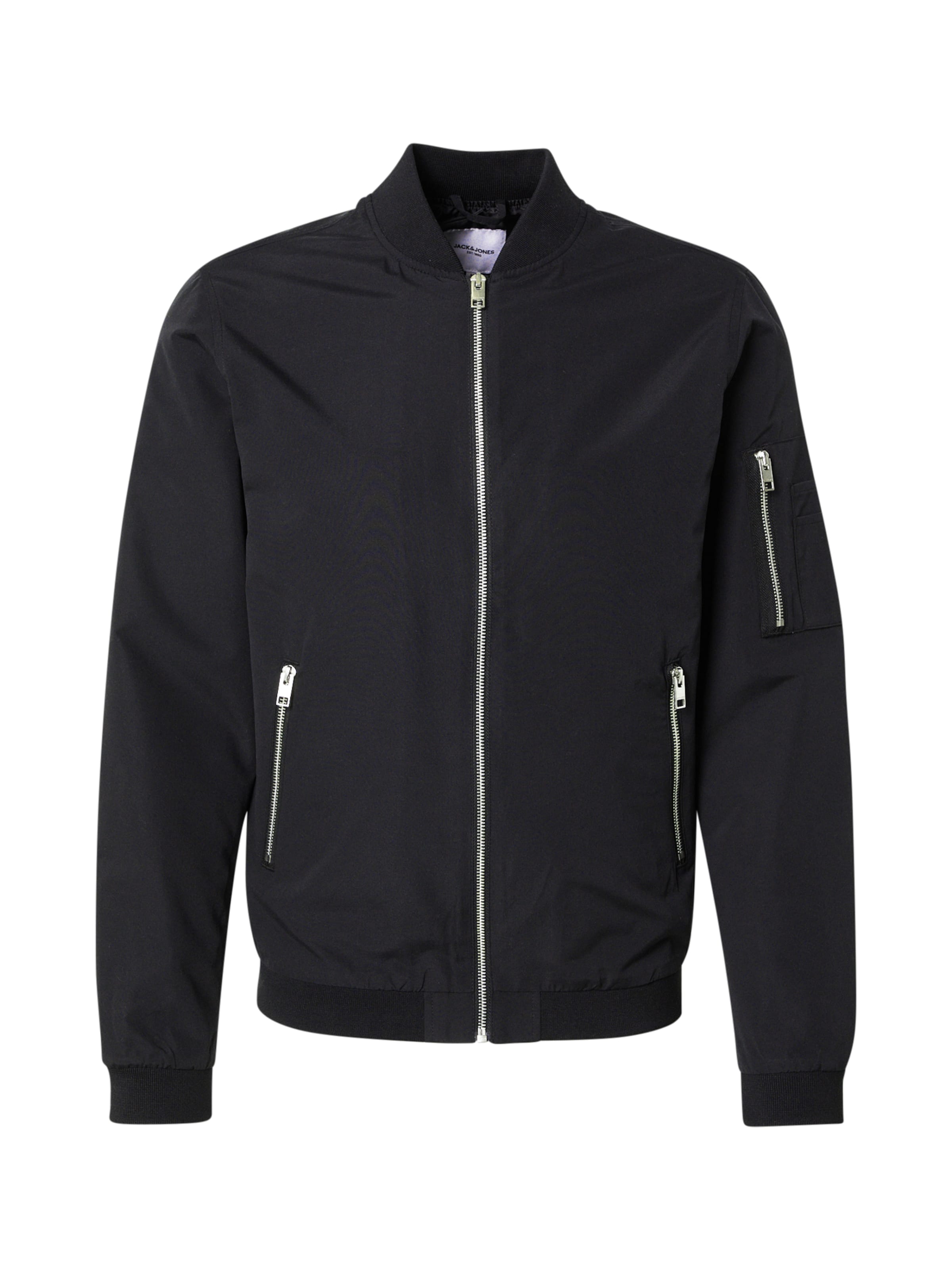 JACK &amp; JONES Regular fit Between-Season Jacket &#x27;JJERush&#x27; in Black: front