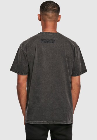 Merchcode T-Shirt 'Peanuts - Ok Fine Whatever' in Grau