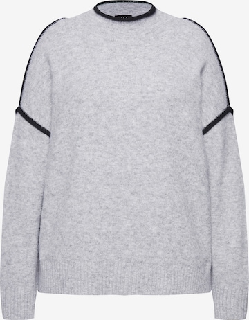 Ulla Popken Pullover in Grau: Vorderseite