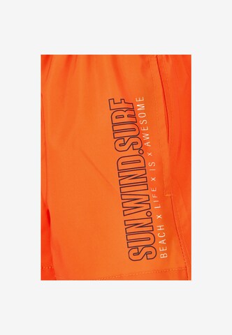 ZigZag Zwemshorts in Oranje