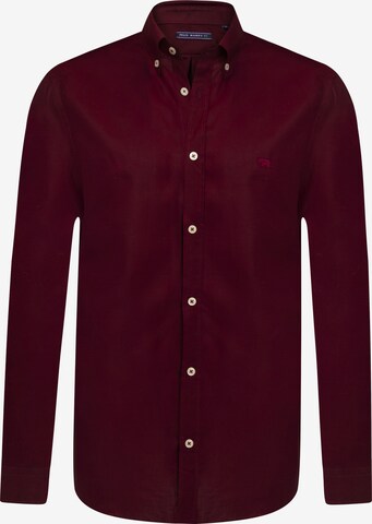 Regular fit Camicia di Felix Hardy in rosso: frontale