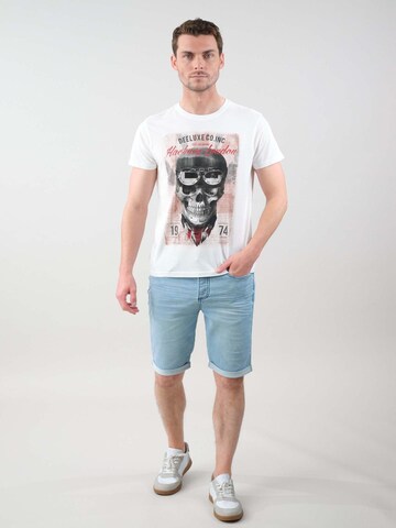 T-Shirt 'Clem' Deeluxe en blanc
