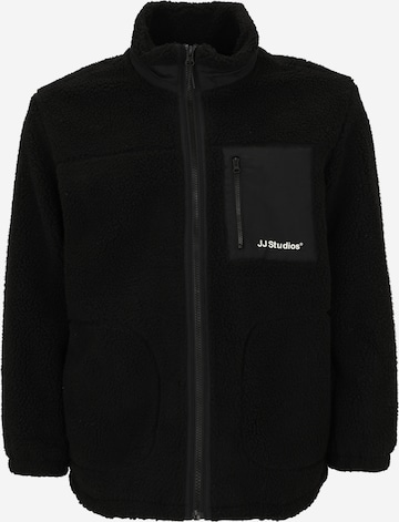 JACK & JONES Fleecetakki 'JJESOHO' värissä musta: etupuoli