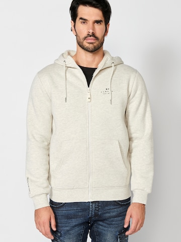 KOROSHI Sweatjacka i beige