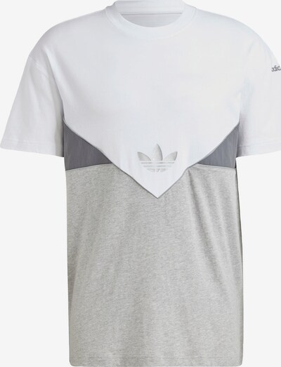 ADIDAS ORIGINALS Shirt 'Adicolor Seasonal' in graphit / graumeliert / weiß, Produktansicht