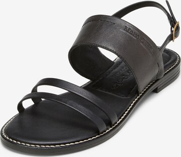 Marc O'Polo Strap Sandals in Black: front