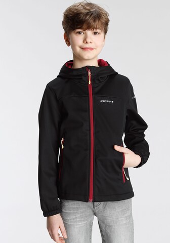 ICEPEAK - Chaqueta de montaña 'KLEVE' en negro: frente