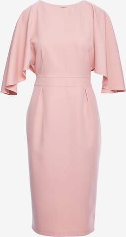 made of emotion - Vestido en rosa: frente