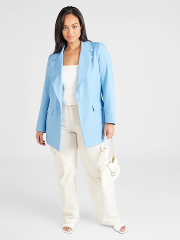 ONLY Carmakoma - Blazer 'NEW THEA' em azul