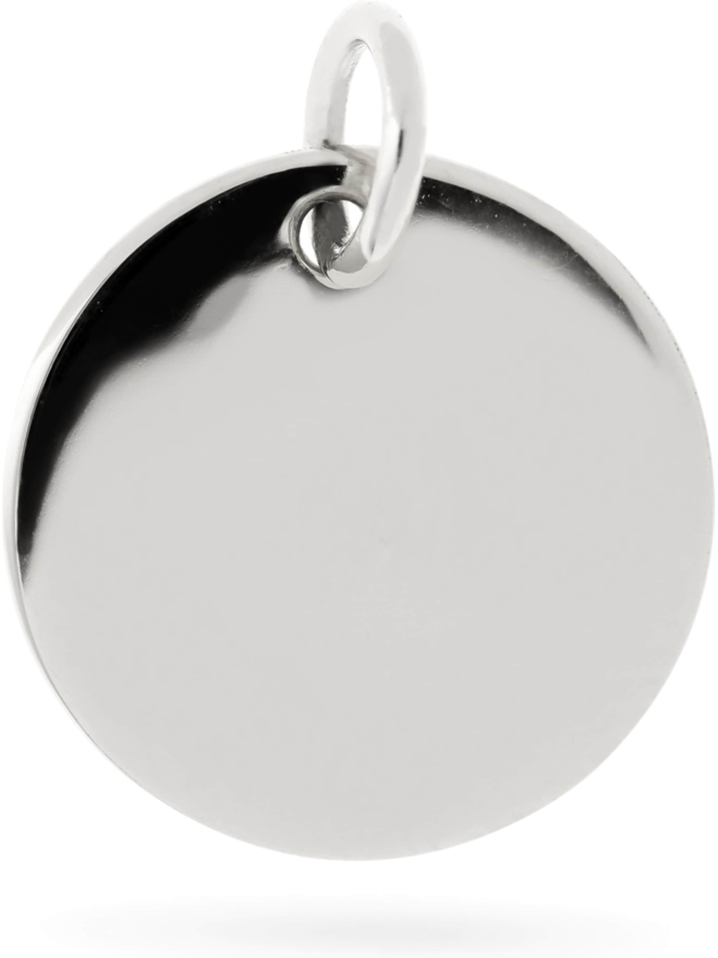 FAVS Pendant in Silver: front