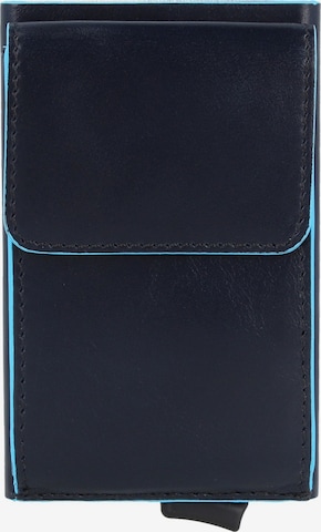 Piquadro Wallet 'Blue Square' in Blue: front