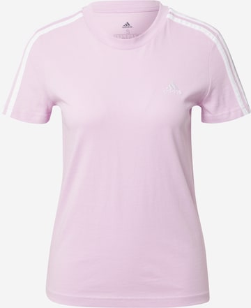 ADIDAS SPORTSWEAR - Camisa funcionais 'Essentials' em roxo: frente