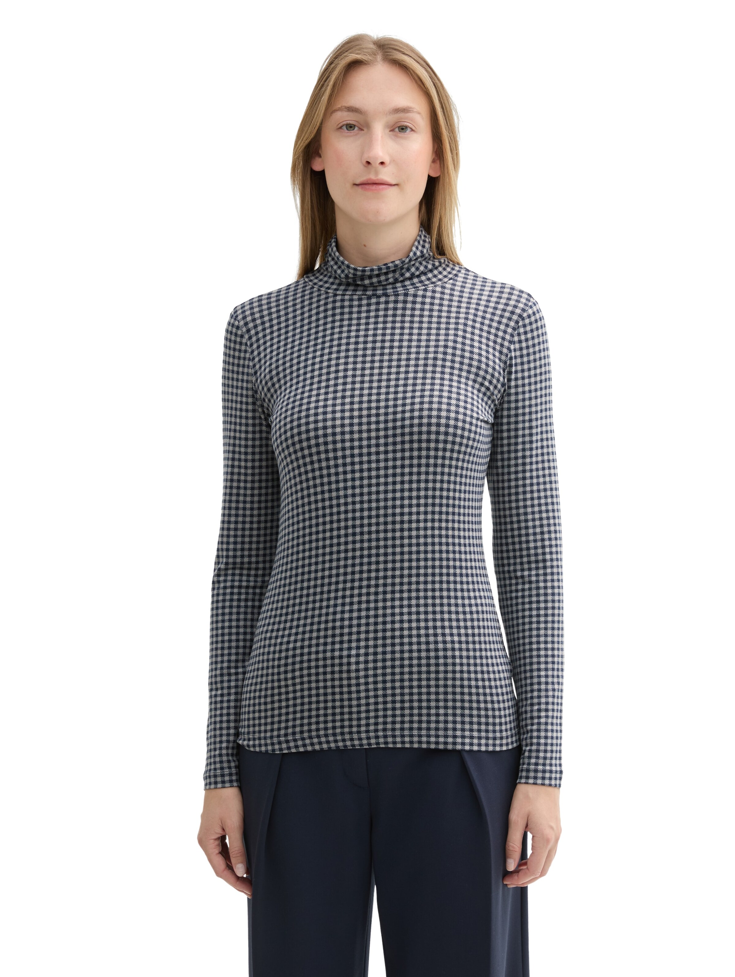 TOM TAILOR Shirt in Black: front