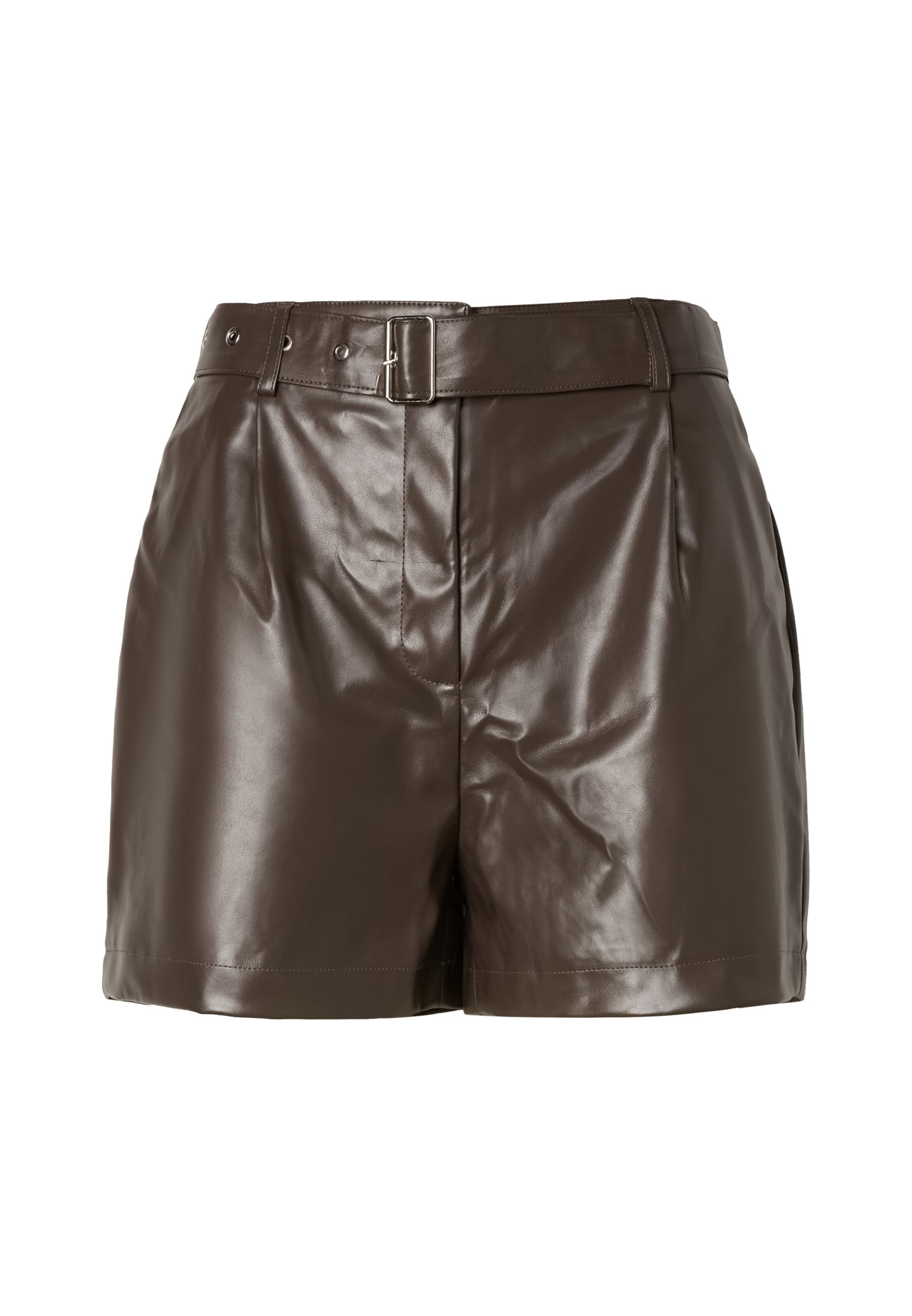 ABOUT YOU Pants 'Rea' in Brown: front