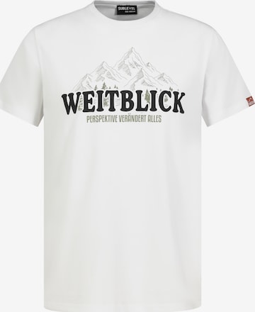 Sublevel T-Shirt in Weiß: Vorderseite