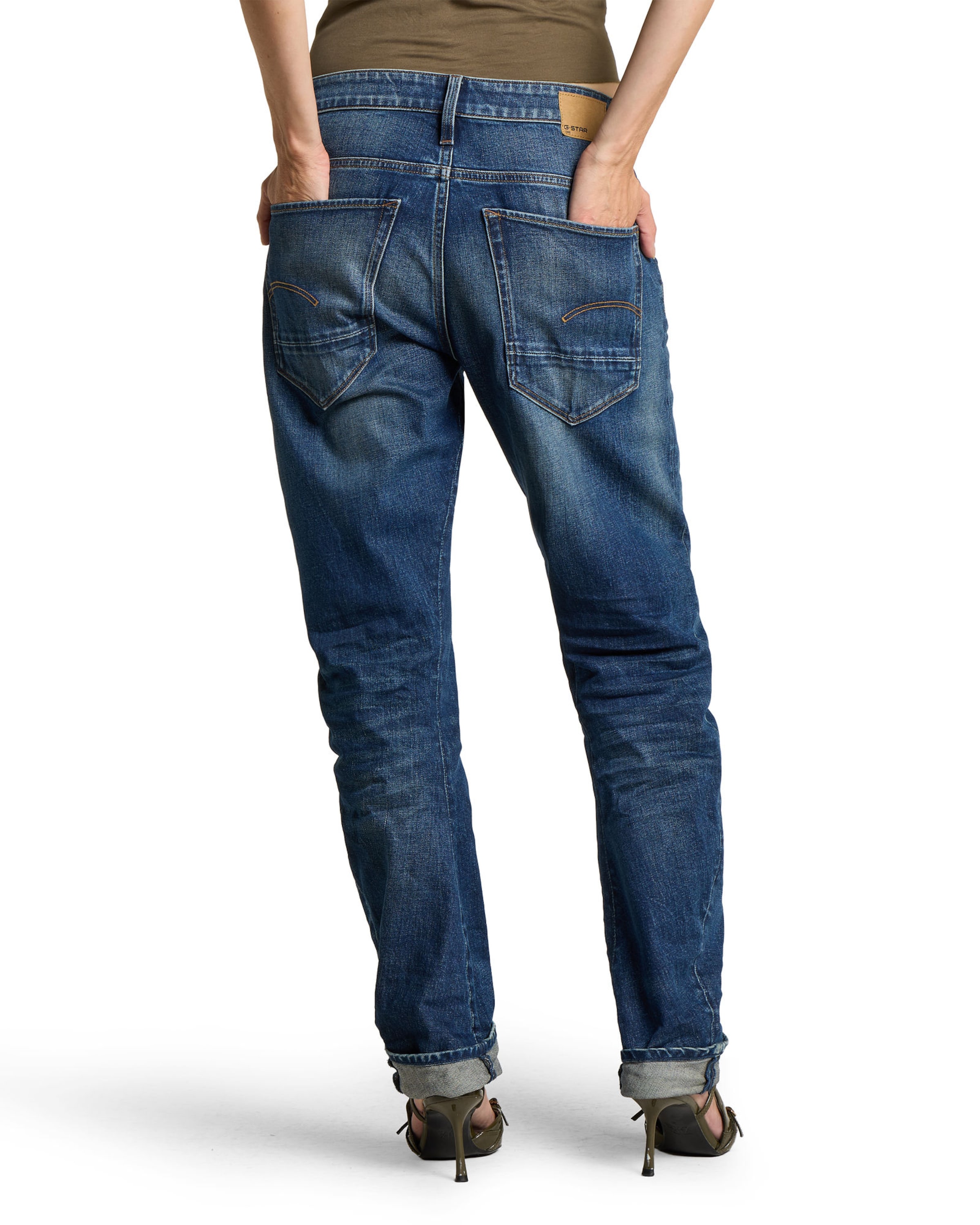 G-STAR Slimfit Jeans ' ' in Blauw: voorkant