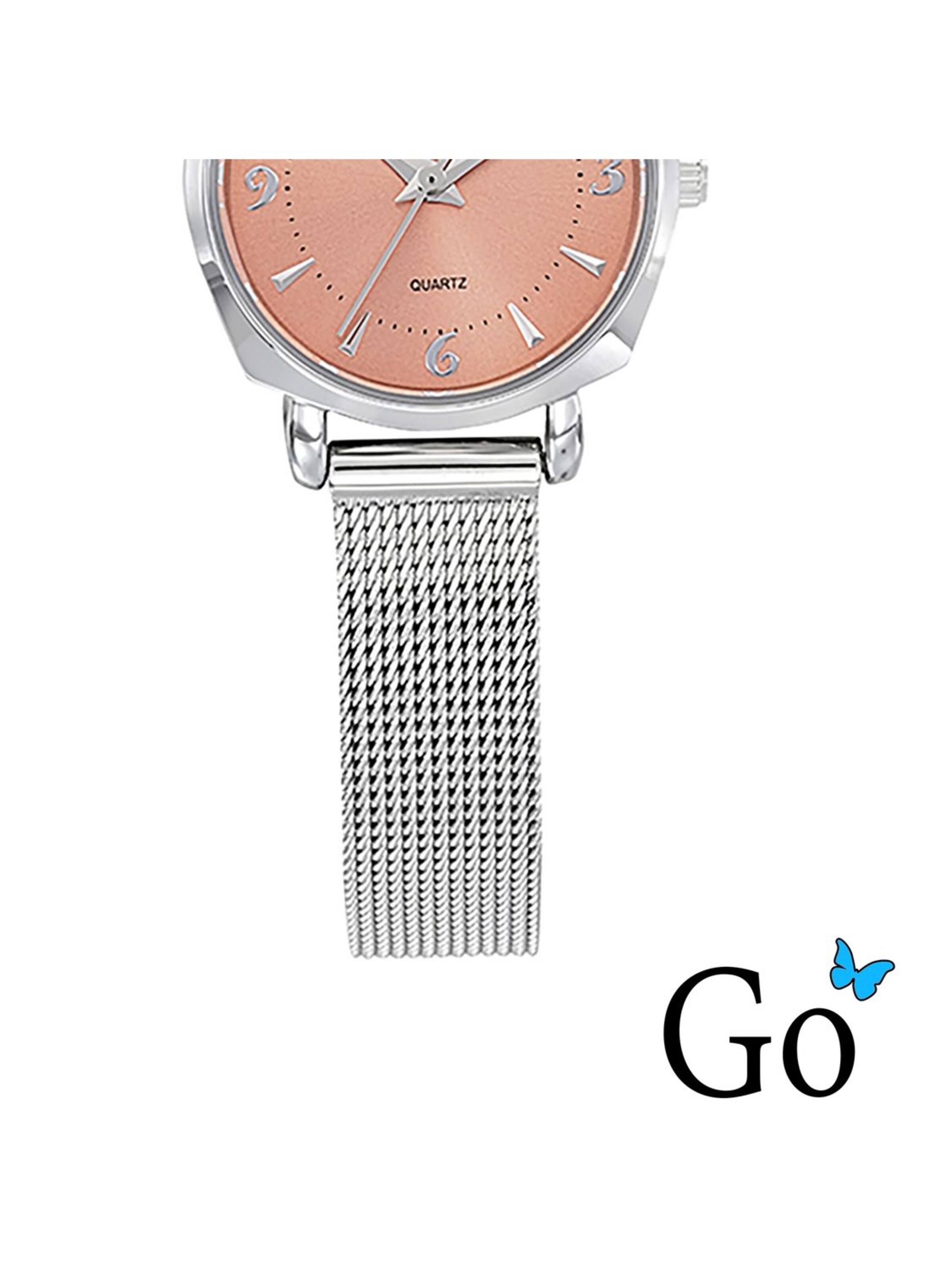 GO GirlOnly - Reloj analógico en plata