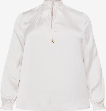 Guido Maria Kretschmer Curvy Blouse 'Lilou' in White: front