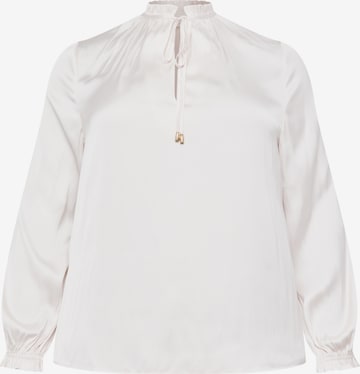 Guido Maria Kretschmer Curvy Collection Blouse 'Lilou' in White: front