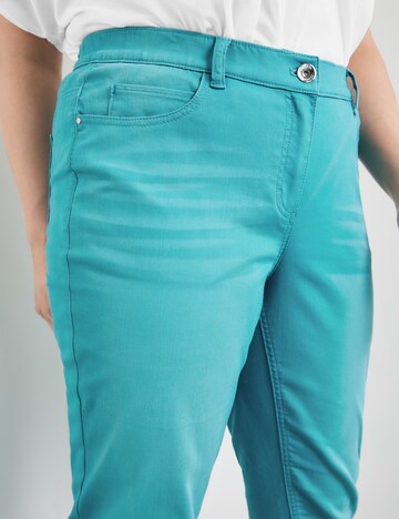 SAMOON Slimfit Jeans 'Betty' in Blau