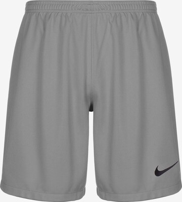 NIKE Regular Sportbroek 'League Knit III' in Grijs: voorkant