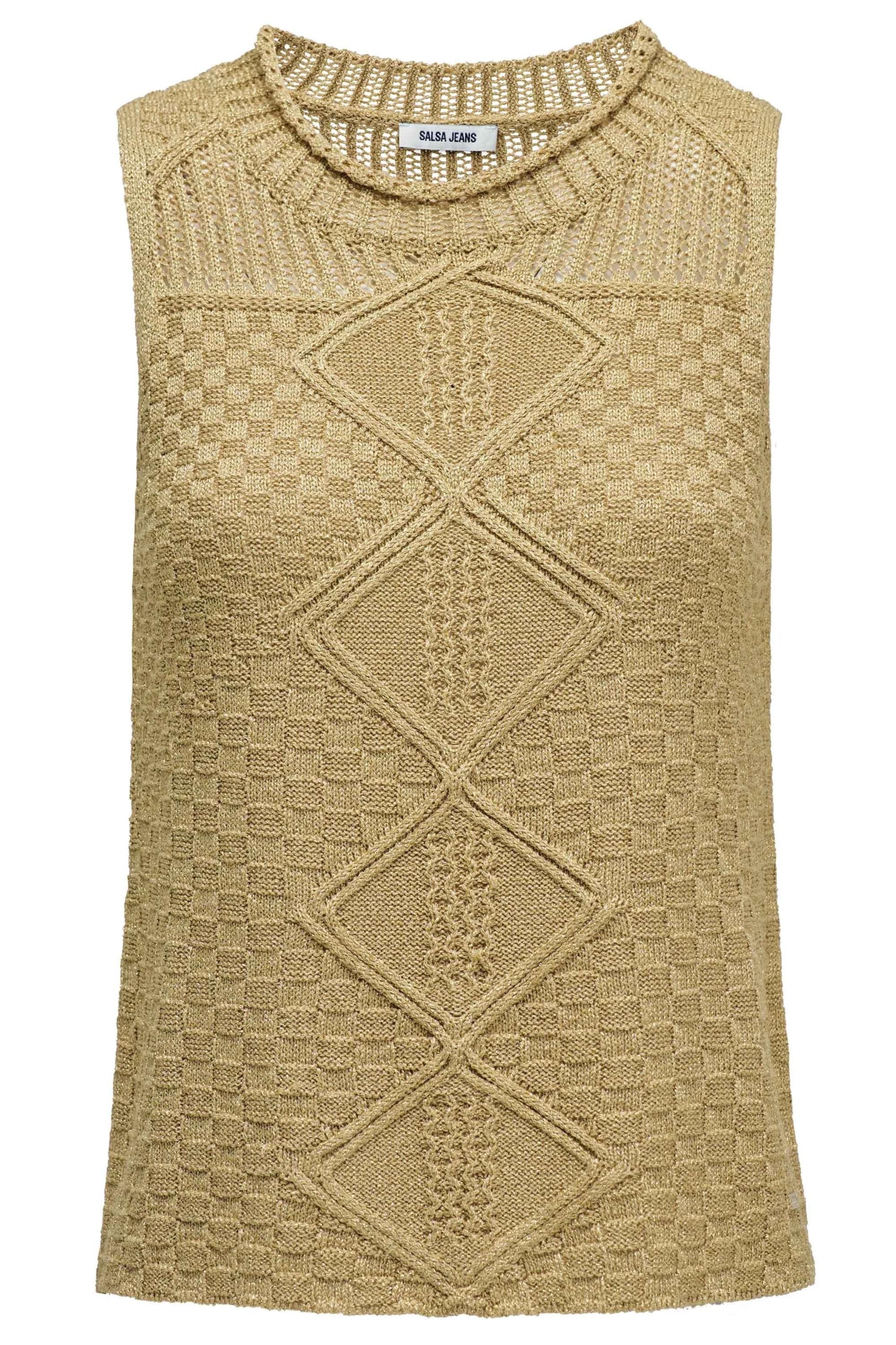 Salsa Jeans Haut en beige, Vue avec produit