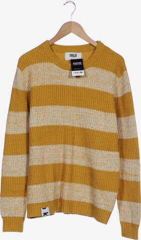 khujo Sweater & Cardigan in L in Yellow: front