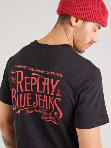 T-Shirt REPLAY en noir