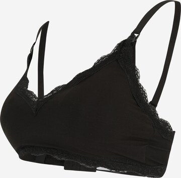 MAGIC Bodyfashion Bralette Nursing bra in Black: front