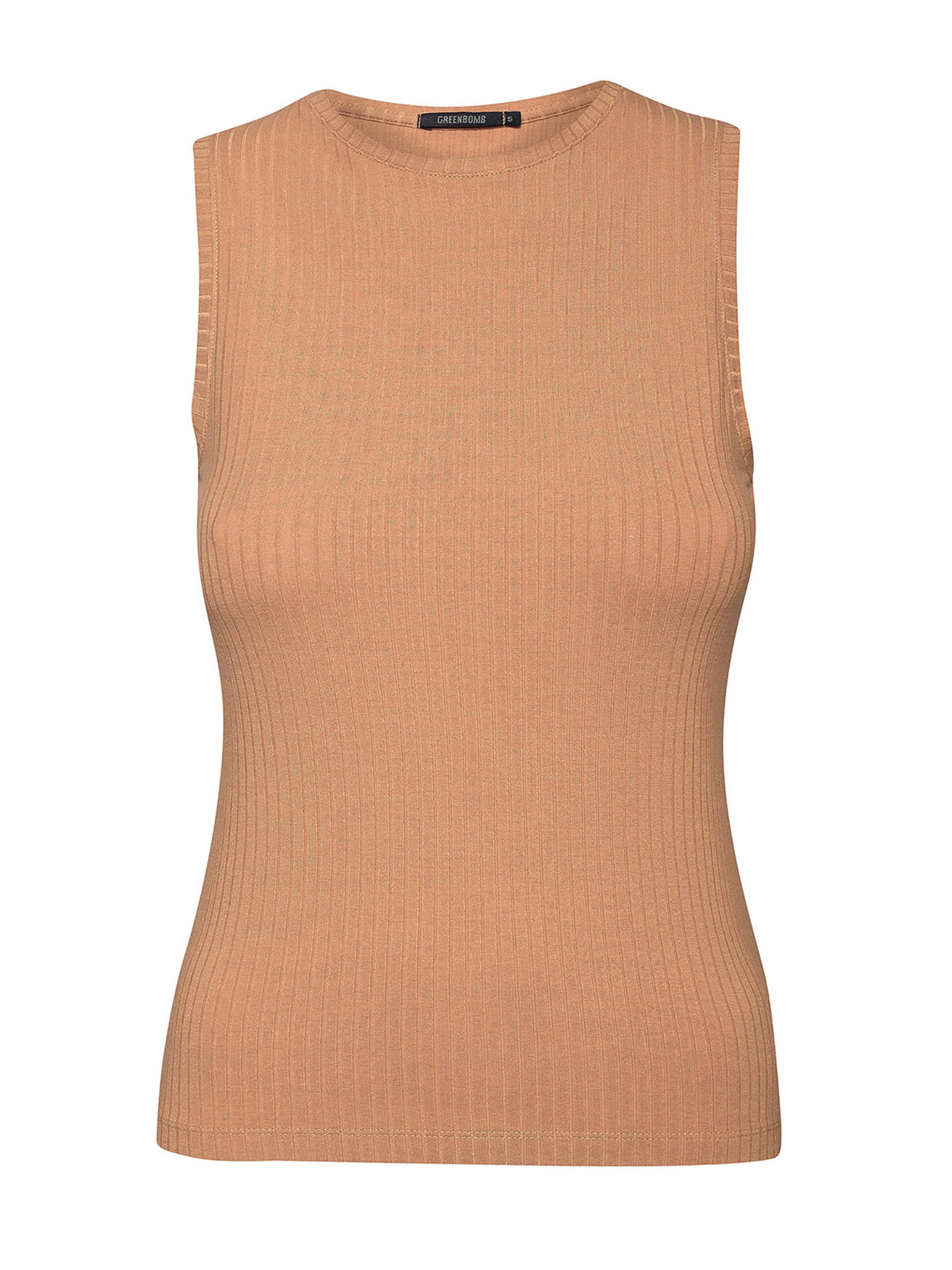 Top di GREENBOMB in marrone: frontale