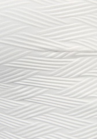 SUNSEEKER - Soutien de tecido Top de biquíni em branco