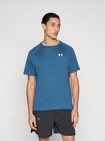 UNDER ARMOUR Functioneel shirt in Blauw: voorkant