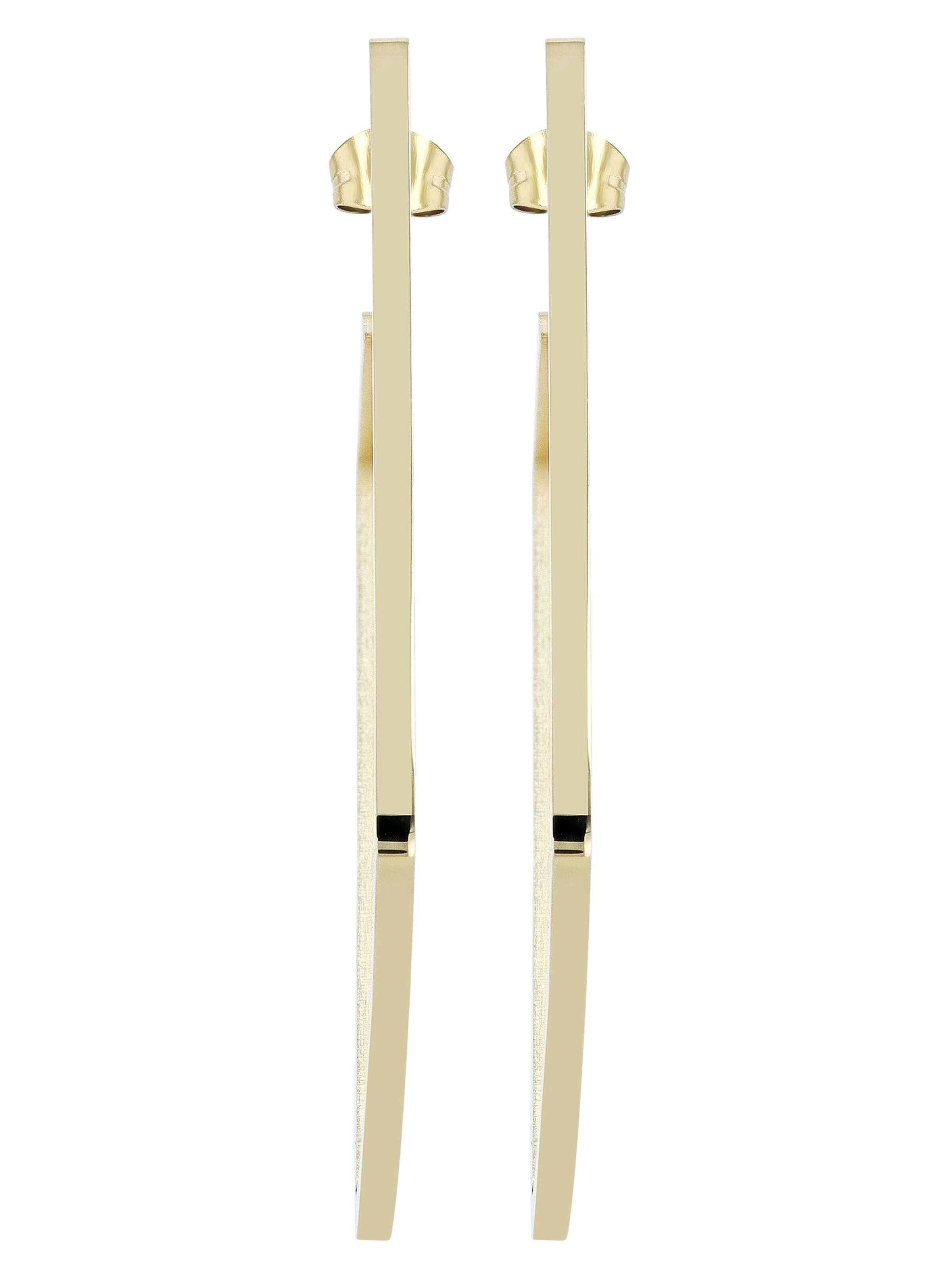 Akzent Earrings 'langlebig' in Gold: front