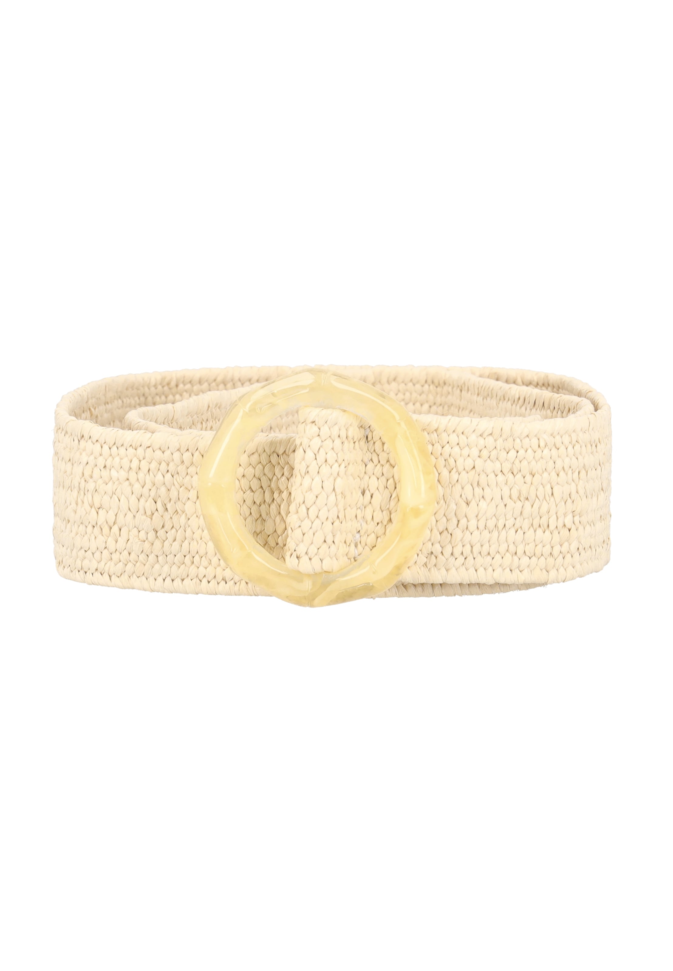Ceinture IZIA en beige : devant