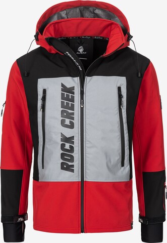 Rock Creek Outdoorjacke in Rot: predná strana