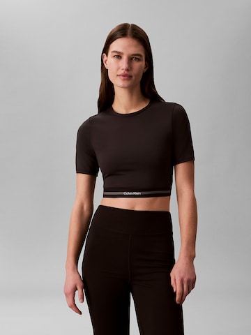 Calvin Klein Functioneel shirt in Zwart: voorkant