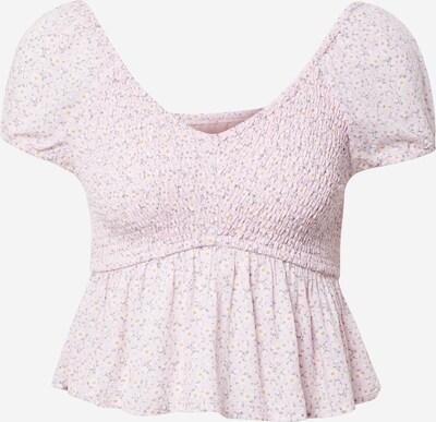 HOLLISTER Bluse in grau / pastelllila / orange / weiß, Produktansicht
