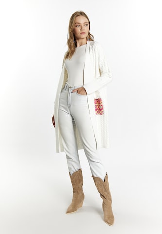 Cardigan IZIA en blanc