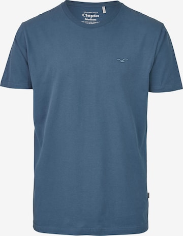 Cleptomanicx Shirt 'Ligull Regular' in Blue: front