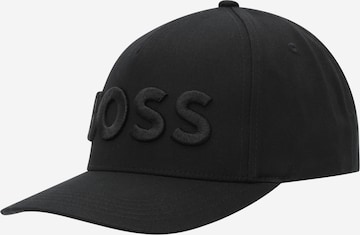 BOSS Black Cap 'Sevile' in Black: front