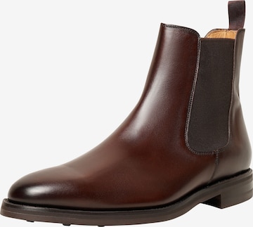 Henry Stevens Chelsea Boots 'Marshall CB' in Brown: front