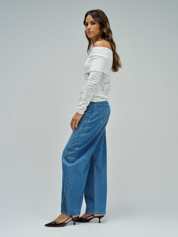 Salsa Jeans Langarm-shirts in Weiß