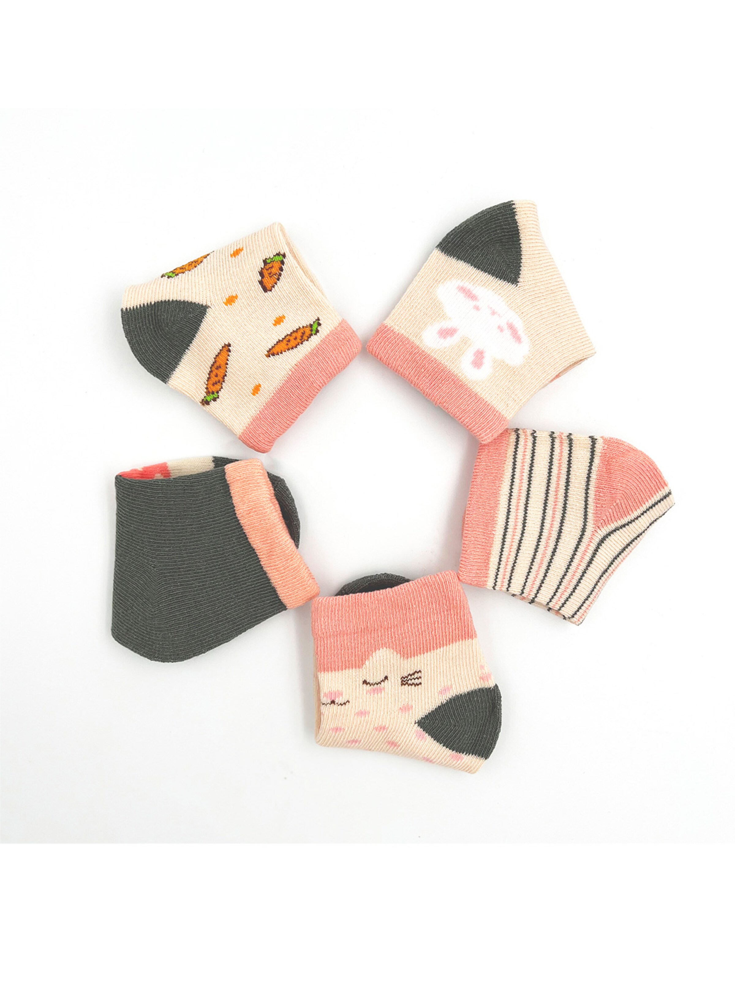 Vivi Idee Socks 'Champignon' in Orange