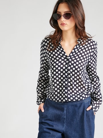 MORE & MORE Blouse in Blauw: voorkant