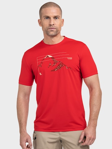 Schöffel Performance shirt 'CIRC Sulten' in Red: front