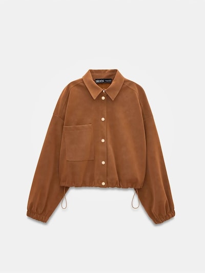 Dilvin Veste mi-saison en M en marron, Vue avec produit