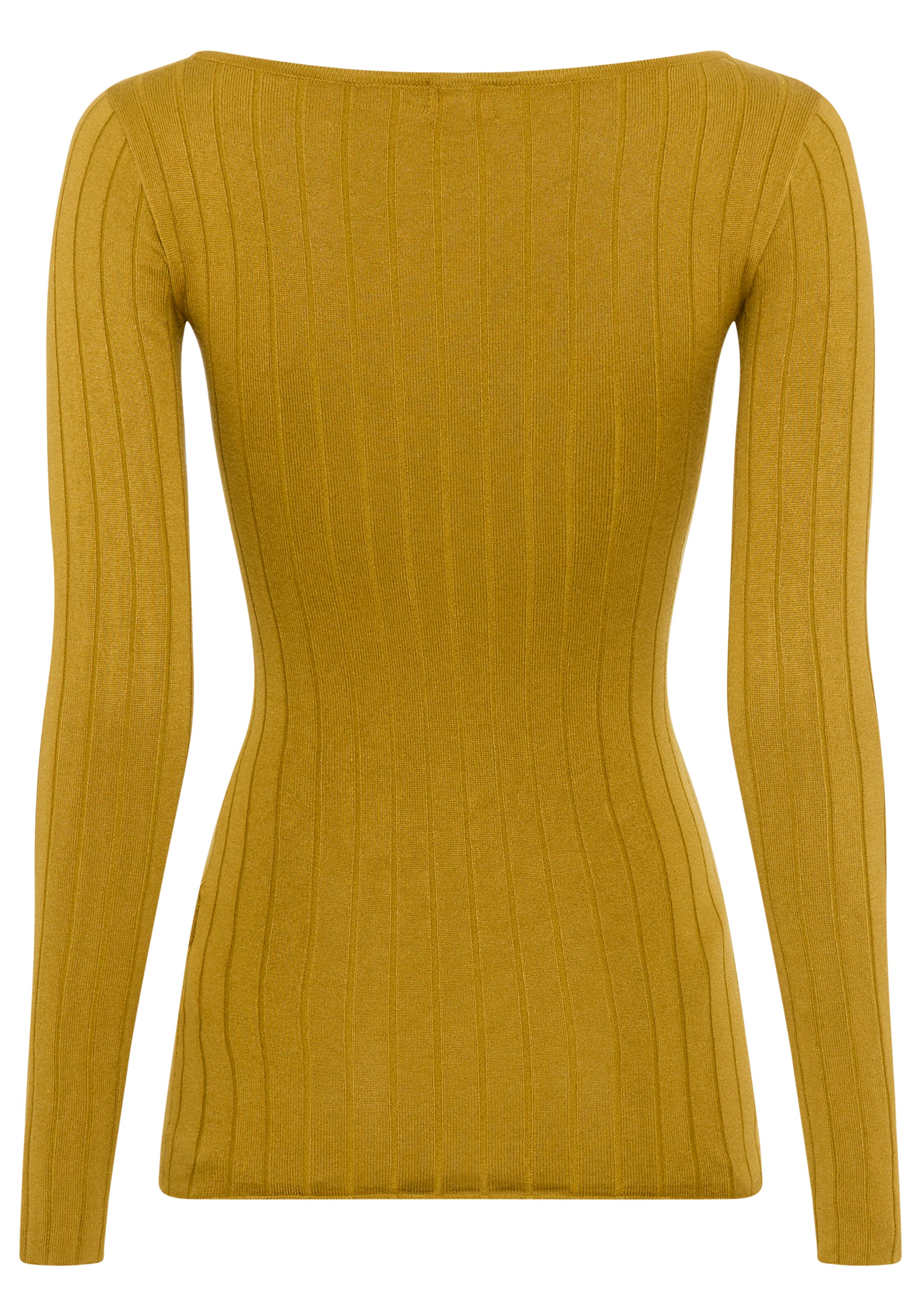 Bruno Banani LM Pullover in Gelb