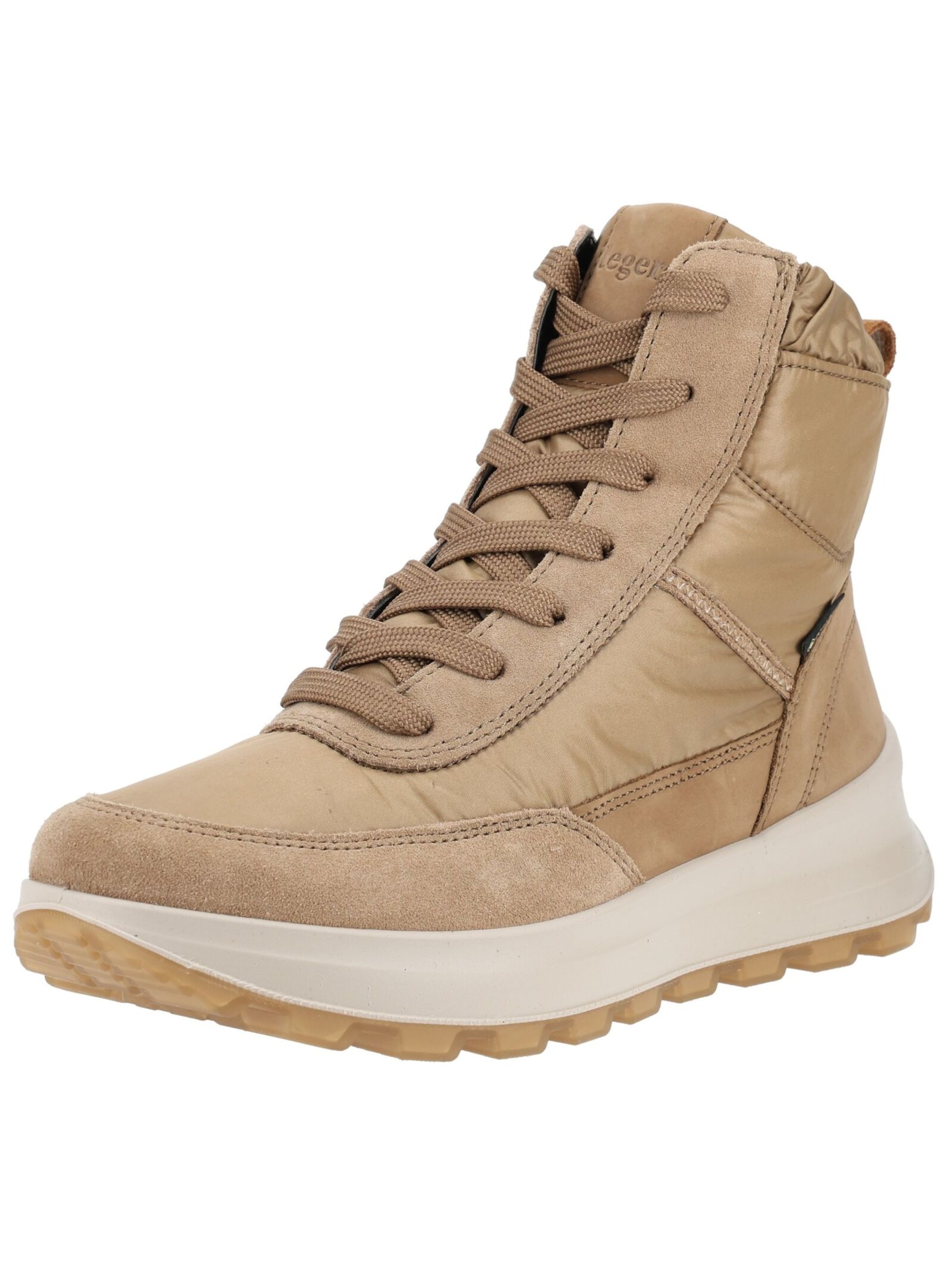Bottines à lacets Legero en beige : devant