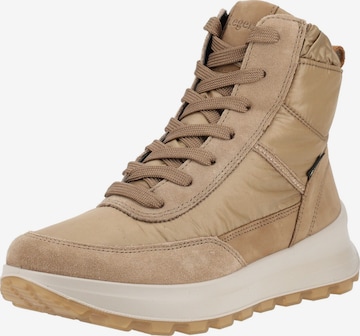 Bottines à lacets Legero en beige : devant